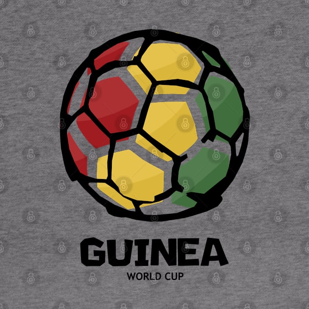 Guinea Football Country Flag by KewaleeTee